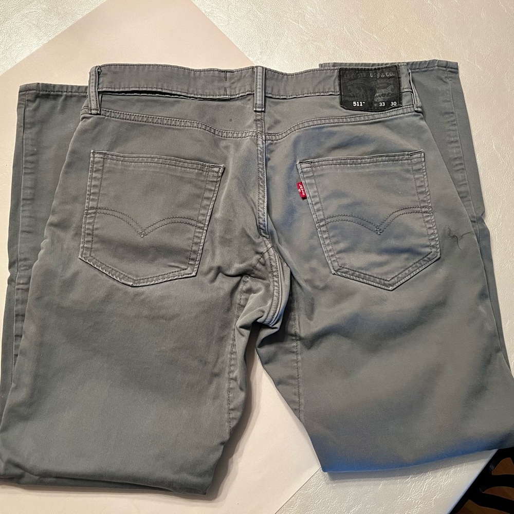 Levi's Men's Slim Gray Jeans